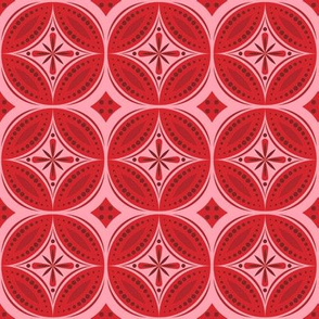 Moroccan Tiles (Red)