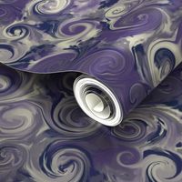 Swirly Marbles_purple dark