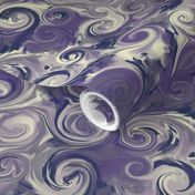 Swirly Marbles_purple dark