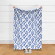 Blue floral - large