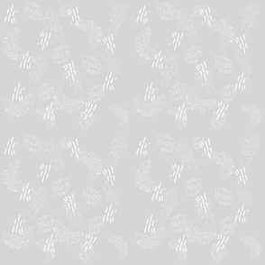 Grey and white marks pattern