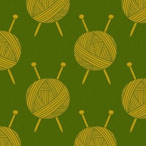 Knitting Needle Cross // Khaki