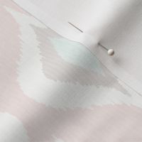 Ikat waves blush grey  Large wallpaper scale by Pippa Shaw
