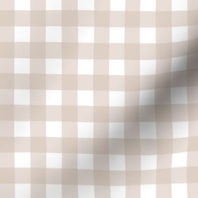 Small Tan Gingham 