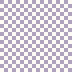 small lavender checkerboard