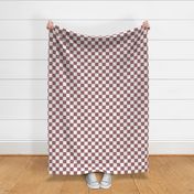 dusty rose checkerboard