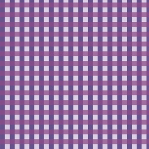 Purple gingham - Small scale