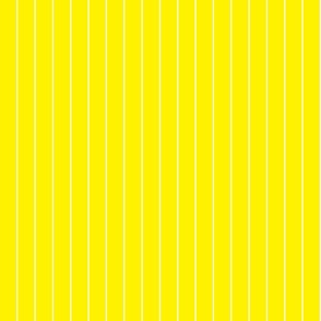 White Pinstripe on Yellow