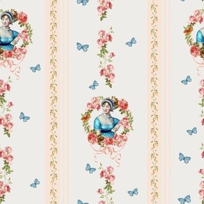 Tribute to Jane Austen, Edwardian Stripes blush