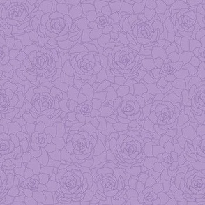 Succulent Bouquet - Purple