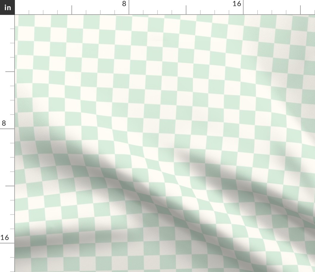 small mint checkerboard