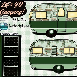 Glamping Camping Coaster/#5 hotpad 
