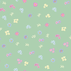 scattered mini floral 