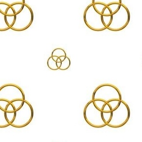 Golden Holy Trinity Symbol