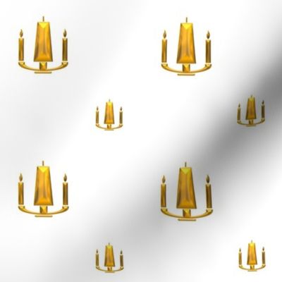 Golden Wedding Unity Candles