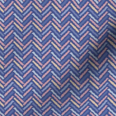 Colorful herringbone