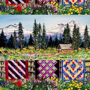LOG CABIN QUILTS