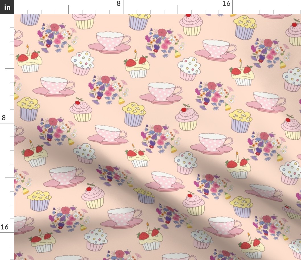 Tea party pattern