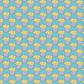 Cupcakes seamless pattern