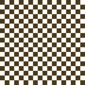 small cocoa checkerboard