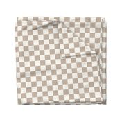 taupe checkerboard