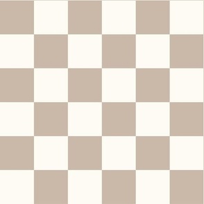 taupe checkerboard