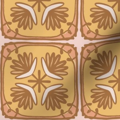 Great Grandma's Kitchen Tile in Butter Yellow