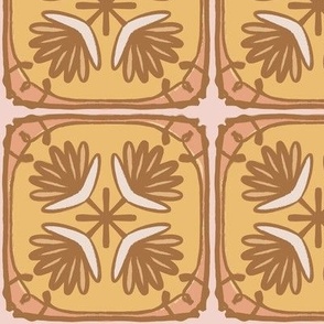 Great Grandma's Kitchen Tile in Butter Yellow