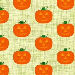 Pumpkins Texture Background - Large Scale