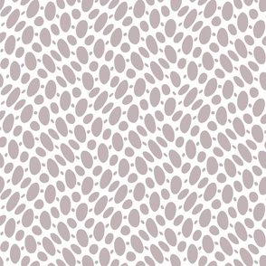 Warped dots mesh (mauve, 12 inch)