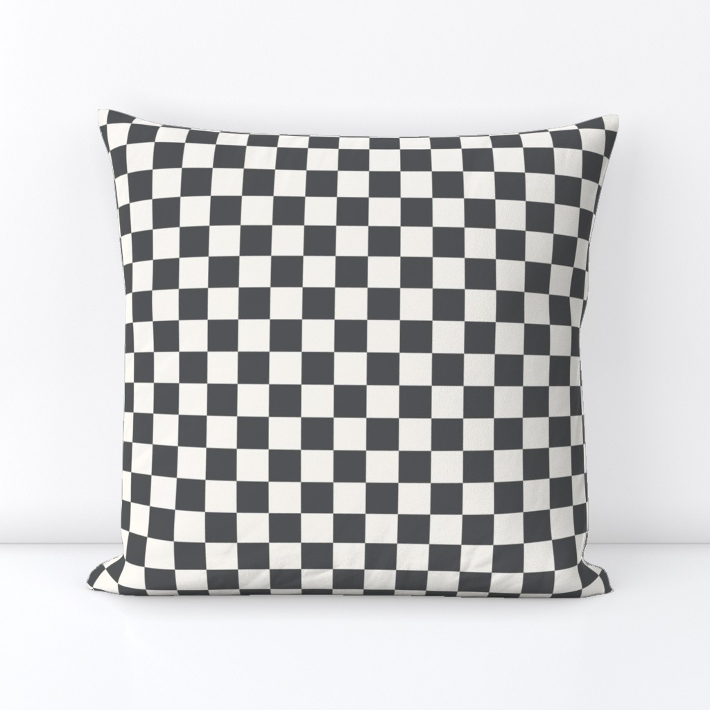 small charcoal checkerboard