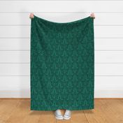 Hawaiian Damask | Regular Scale | Tropical Jewel Green Pineapple