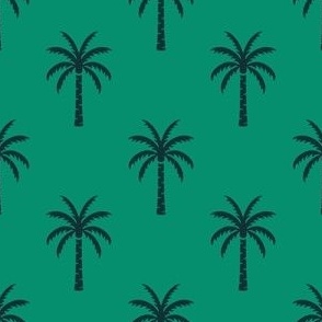 Palm Trees | Small Scale | Tropical Jewel Green