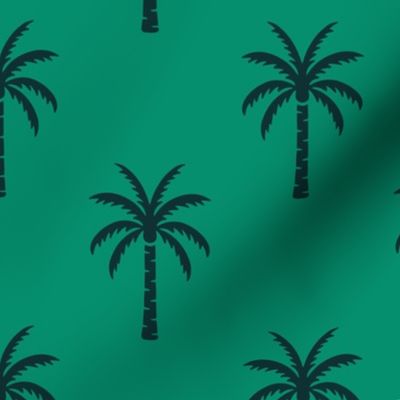 Palm Trees | Regular Scale | Tropical Jewel Green