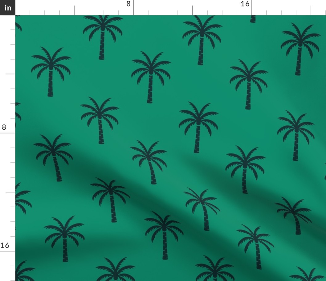 Palm Trees | Regular Scale | Tropical Jewel Green