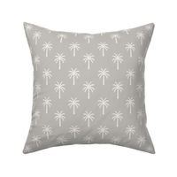 Palm Trees | Small Scale | Neutral Gray Tropical