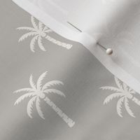 Palm Trees | Small Scale | Neutral Gray Tropical