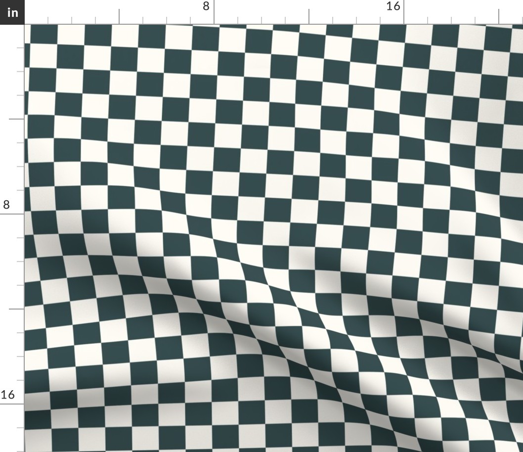 small blue gray checkerboard