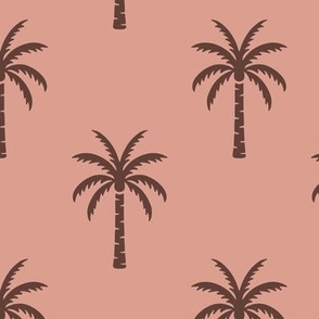 Palm Trees | Regular Scale | Dusky Pink Tropical Tiki