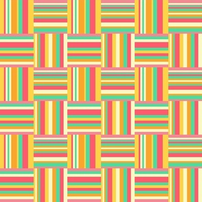 Summer Stripes Blender Complex - red pink yellow green // Small