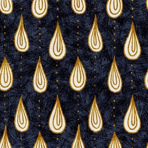 Mistral (navy and gold)