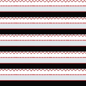 Horizontal Native Influence Stripes by DulciArt,LLC