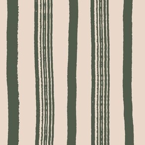 soft stripe - moss