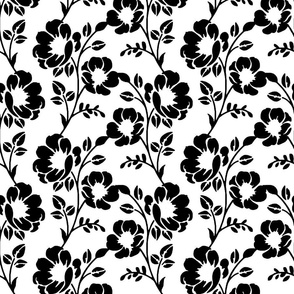 Stephanie's White and Black Home Decor Pattern