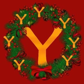 Y Christmas - Wreath - New Y