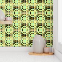 Bright Dots on the Green and Gold Grid