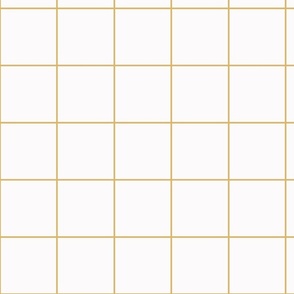 Grid / simple minimal geometric check pattern yellow on beige