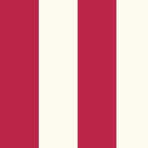 Cabana stripe - Viva Magenta - Perfect candy Stripe - large - Pantone Color of the year 2023 - 181750 - large