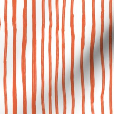 stripes, orange, white, vertical, summer, Orange Ochre, warm