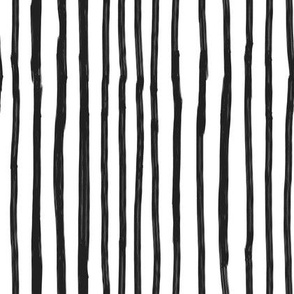 stripes vertical, black and white, classic, freehand